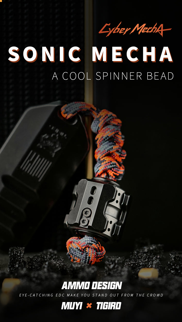 sonic mecha spinner&knife bead