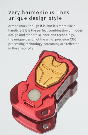 ARMOR knuck Aluminum alloy red version Pre-order